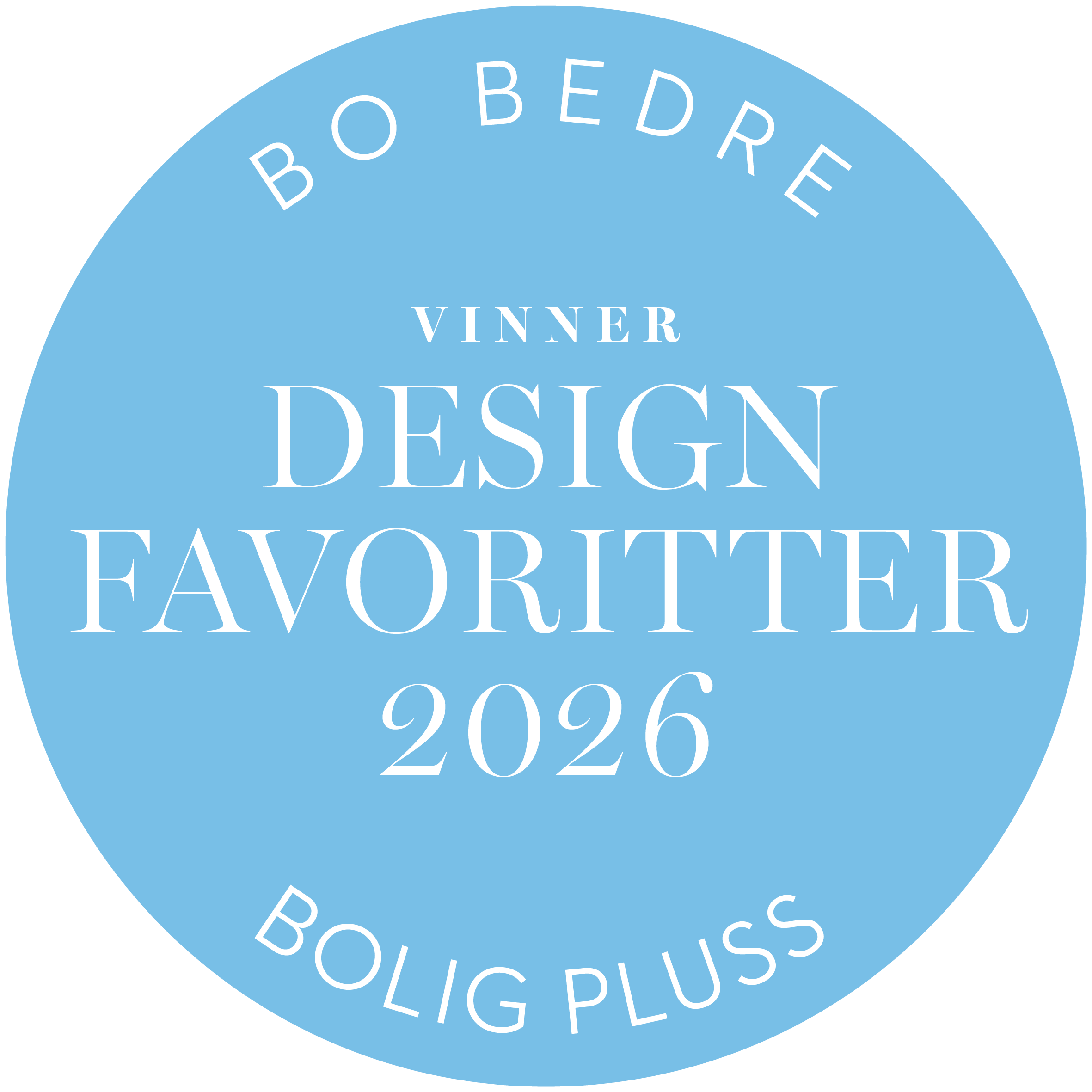 BOB Design Favoritter Logo 2026 NO VINNER