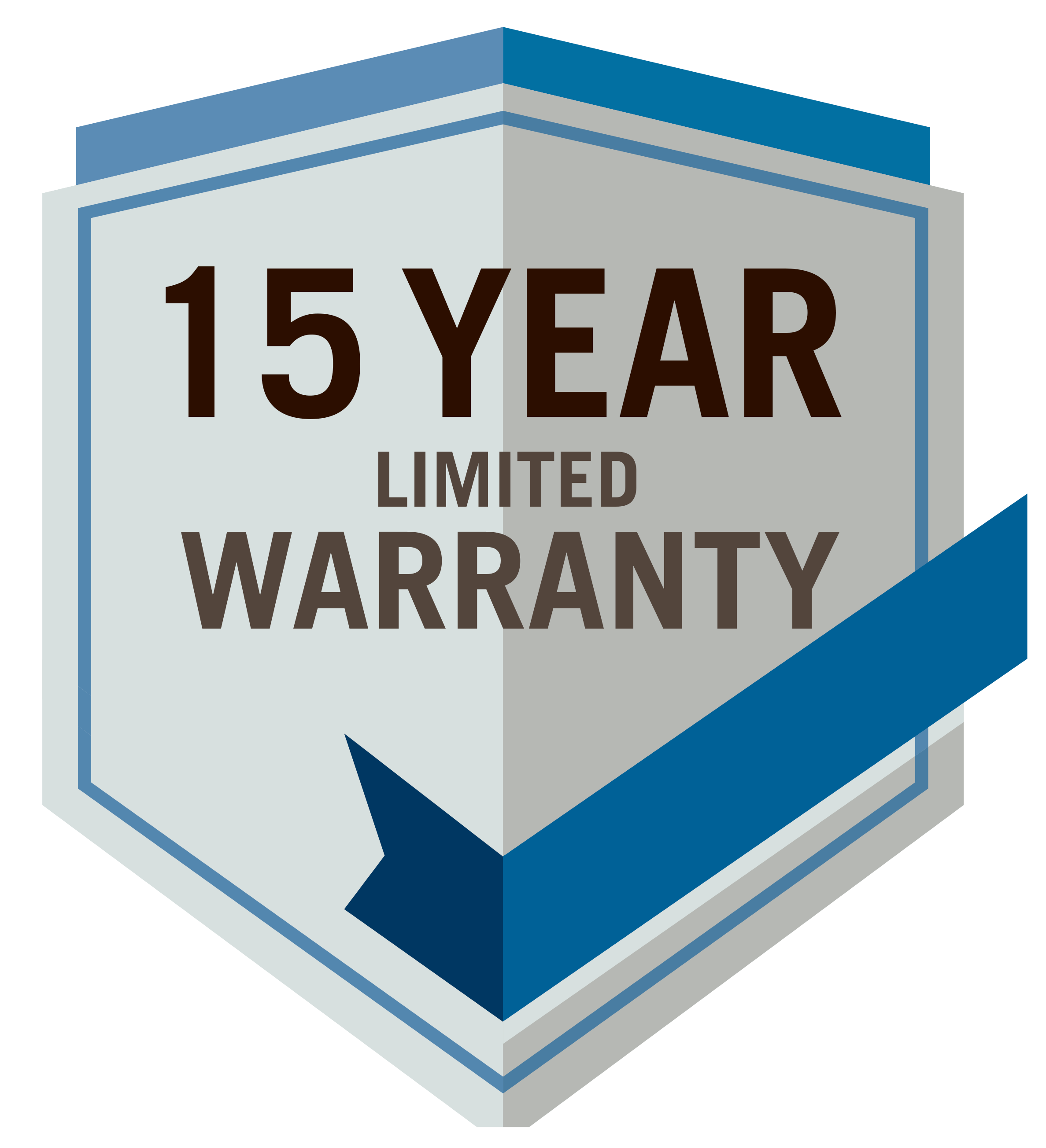 15 Years Limited Warrenty