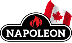 Napoleon logo med flag